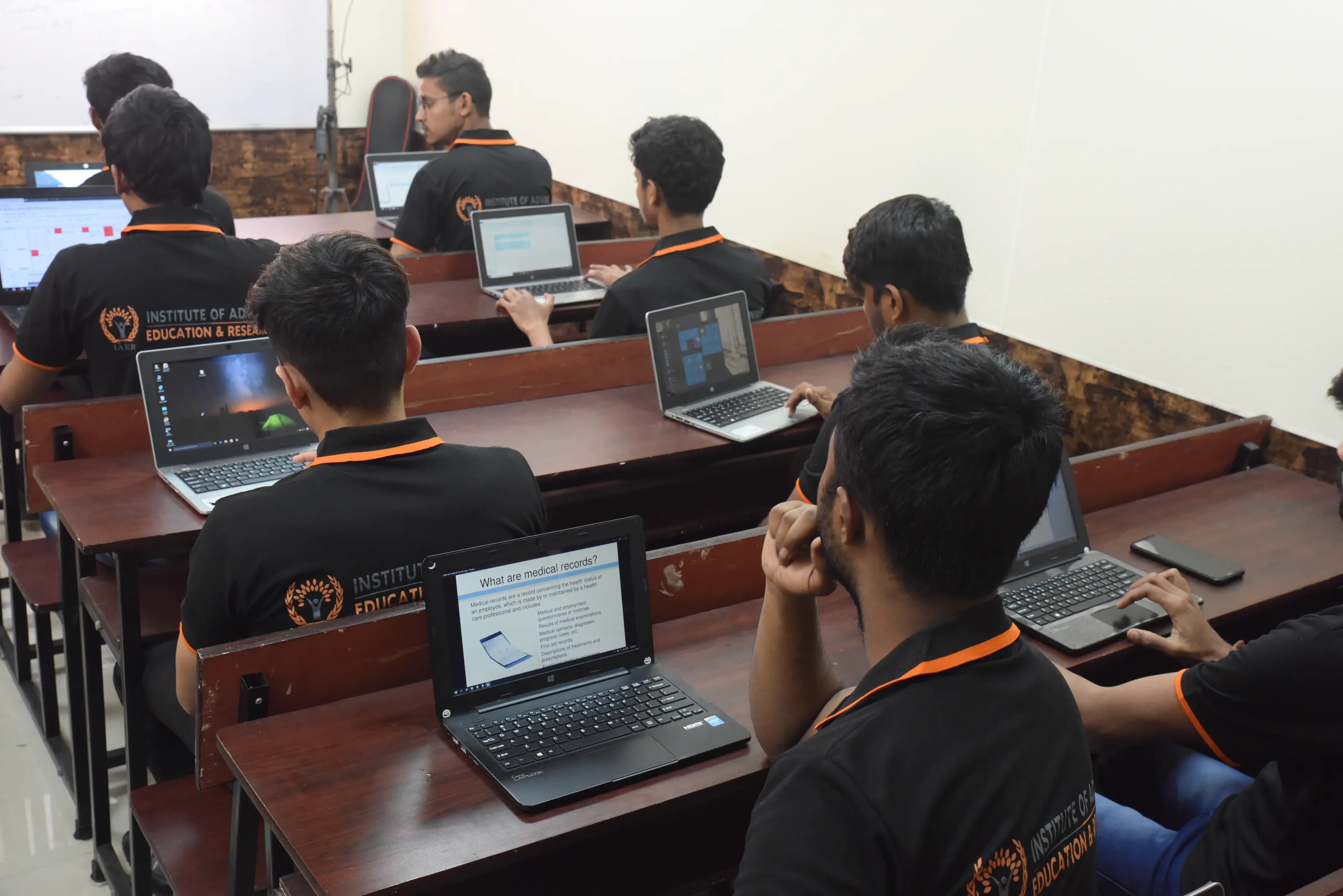 Fully Digital Classrooms & Online Library